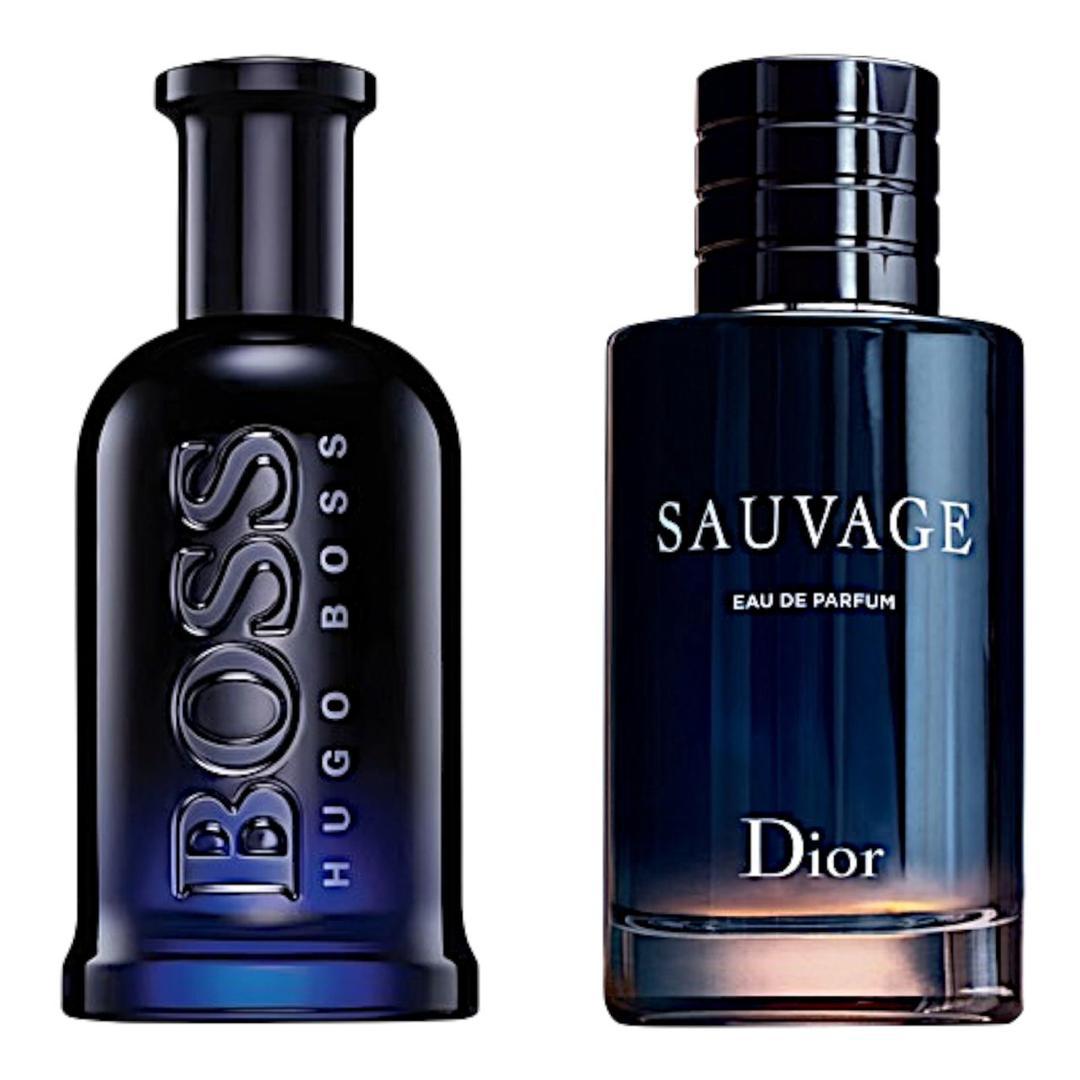 Boss Bottled Night & Dior Sauvage Duo Set
